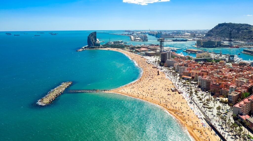 Barceloneta Beach, spain