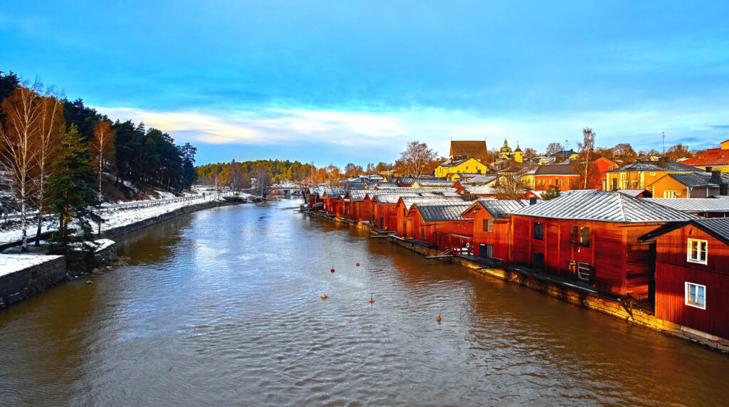 Old historic Porvoo, Finland